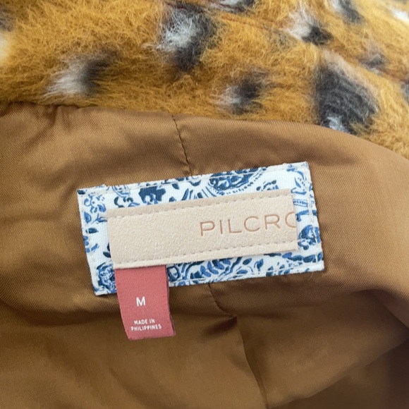 Anthro Pilcro Faux Fur Contrast Oversized Jacket - Picture 3 of 11